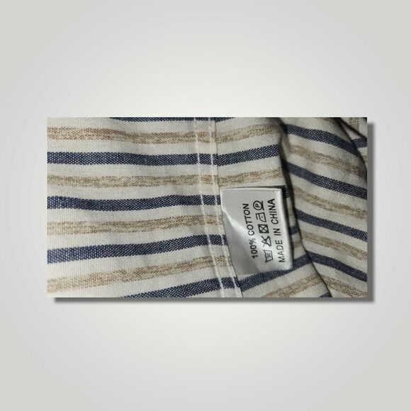 Properly Tied classic fit striped Button down size Medium - Picture 7 of 8